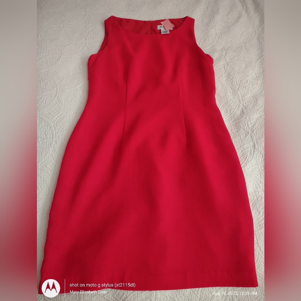 Magenta a-line Dress